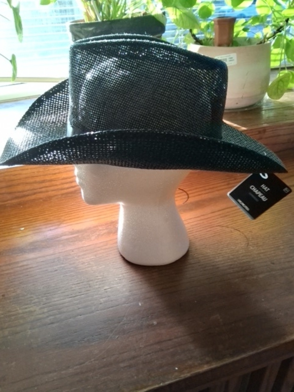 🤠Amscan Black Woven Cowboy Hat for Women